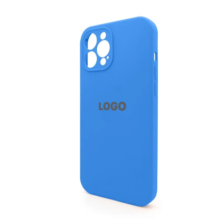 Чохол Silicone Case для смартфона Apple силіконовий 12 Pro Max блакитний