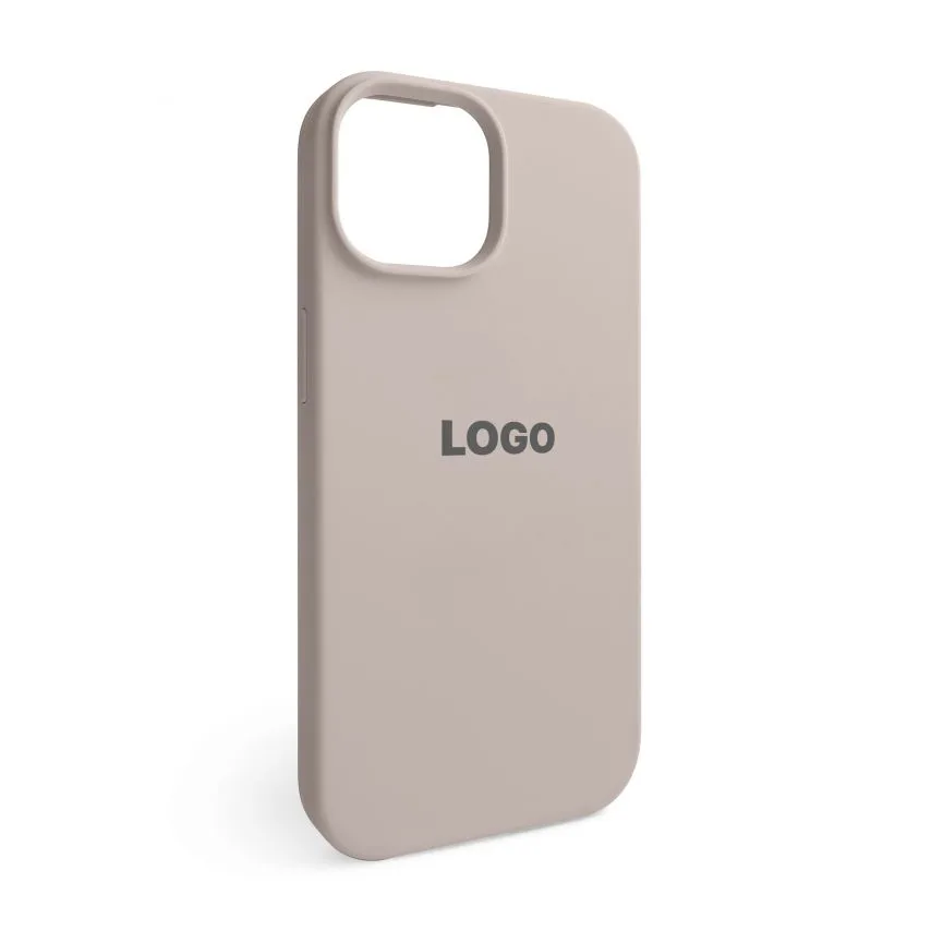 Чохол Silicone Case для Apple iPhone 15 силіконовий сірий