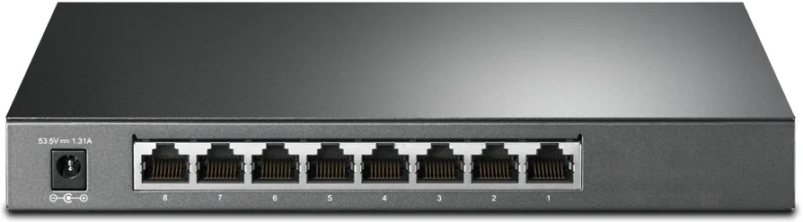 Комутатор TP-LINK SG2008P 8xGE (4xPoE), 62Вт, WebSmart