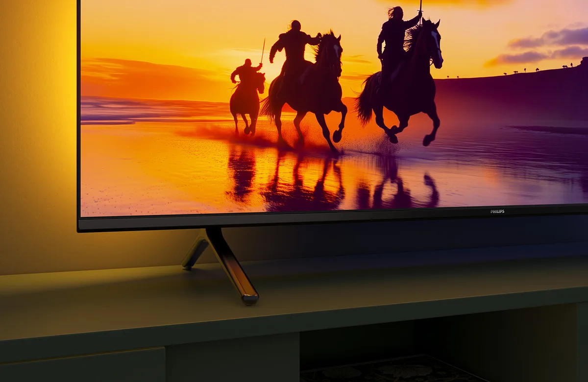 Телевізор 50" Philips QLED 4K 60Hz Smart Titan OS Black Ambilight