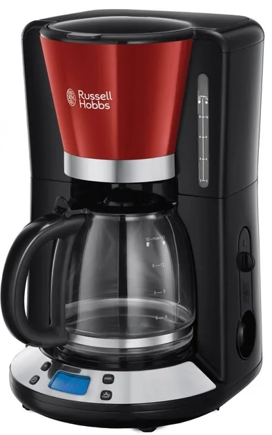 Кавоварка Russell Hobbs Крапельна пластикова 28х40х26 см Червона