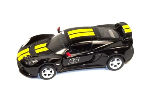 Іграшкова машина KINSMART Lotus Exige S інерційна металева чорна 16 см