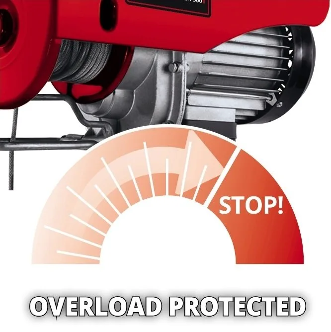 Тельфер електричний Einhell TC-EH 500 1000Вт до 500кг трос 12м 15.15кг