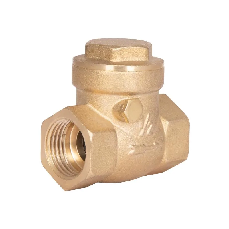 Обратный клапан 1/2" латунный SD Plus SD242W15 для систем отопления и водоснабжения