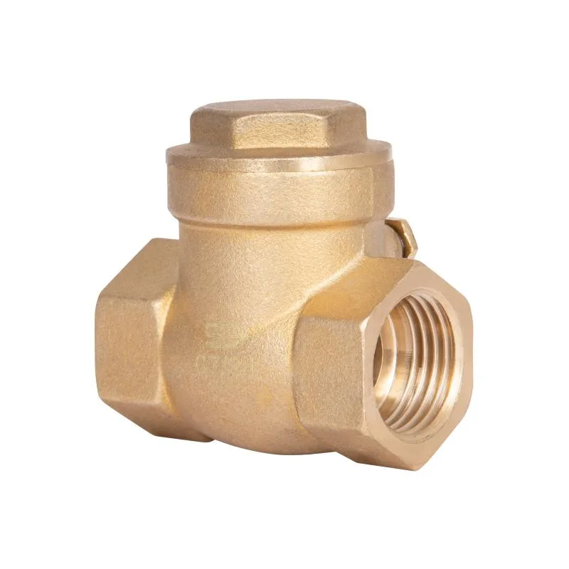 Обратный клапан 1/2" латунный SD Plus SD242W15 для систем отопления и водоснабжения