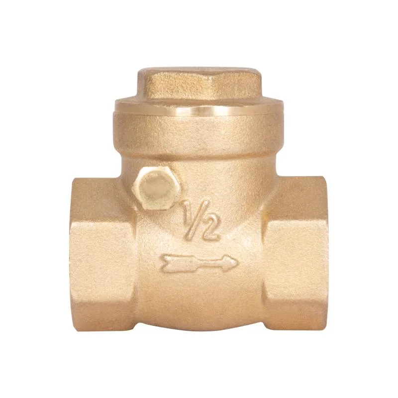 Обратный клапан 1/2" латунный SD Plus SD242W15 для систем отопления и водоснабжения