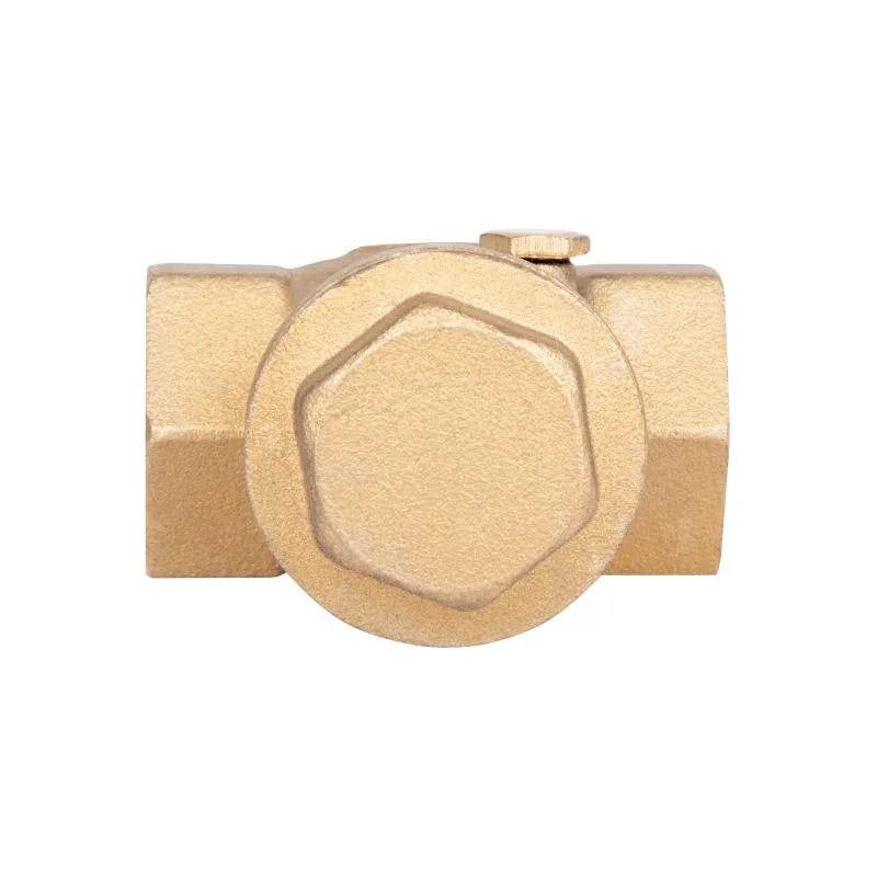 Обратный клапан 1/2" латунный SD Plus SD242W15 для систем отопления и водоснабжения