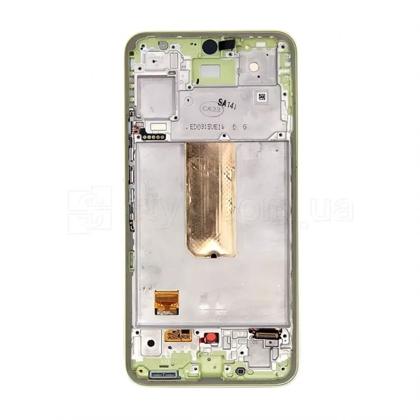 Дисплей Samsung Super AMOLED 6,4" зелений з сенсором та рамкою Service Original