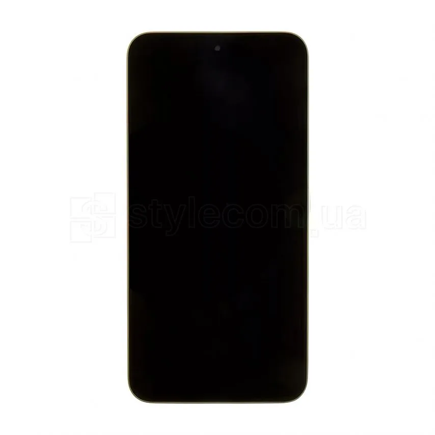 Дисплей Samsung Super AMOLED 6,4" зелений з сенсором та рамкою Service Original