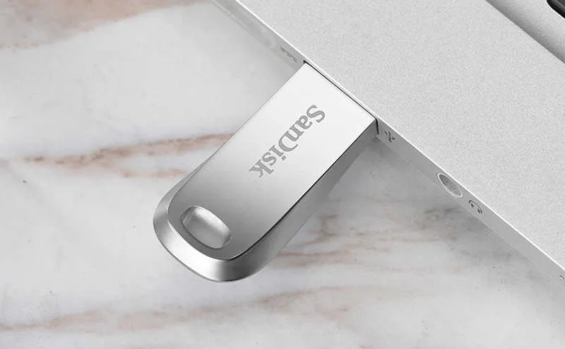 Накопичувач SanDisk  256GB USB 3.1 Type-A Ultra Luxe Срібний