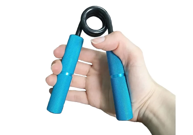 Кистьовий еспандер EasyFit алюміній 114 кг синій