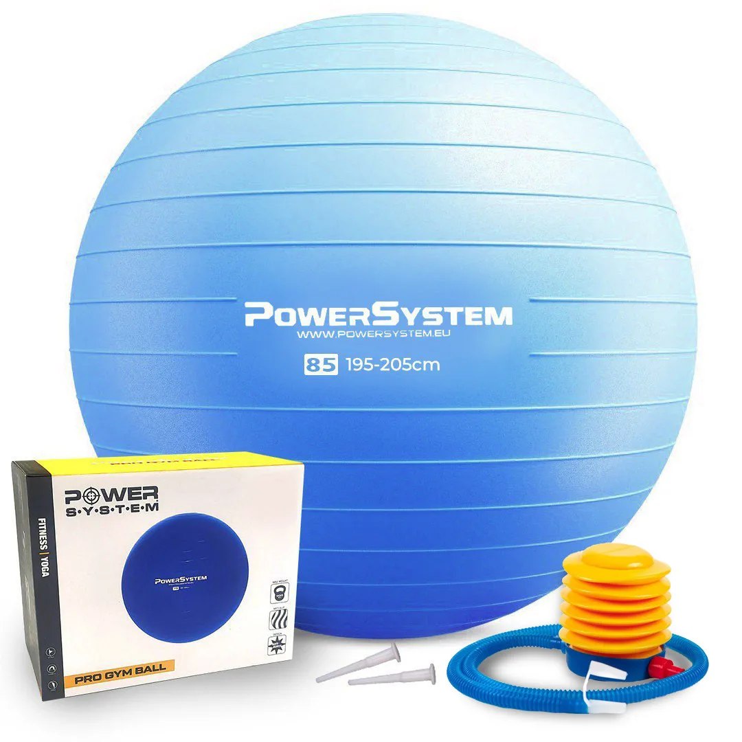М'яч для фітнесу Active Point PVC 85 см Синій