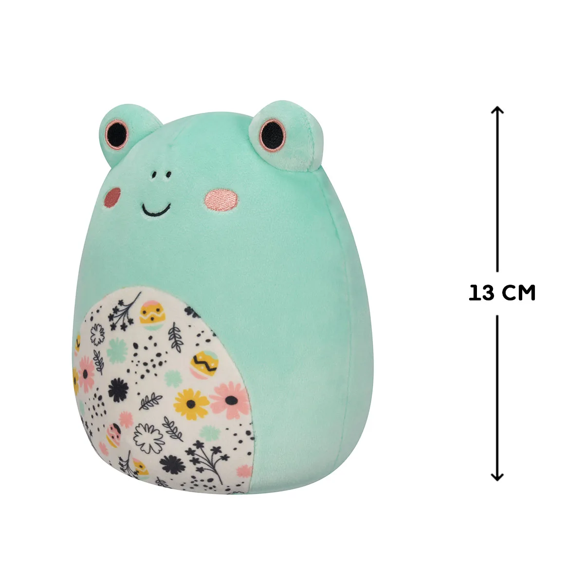 М'яка іграшка Squishmallows поліестер 13 см зелена жабка