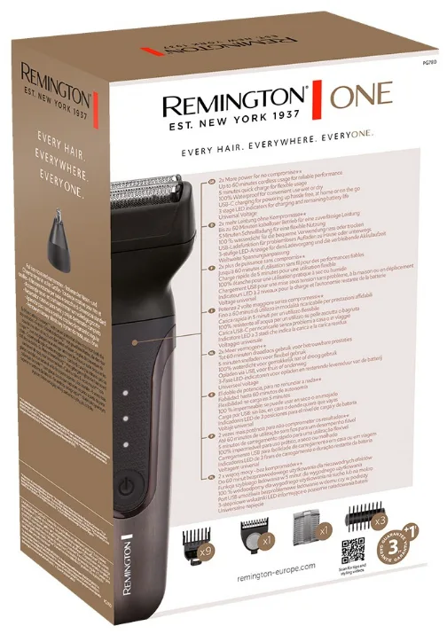 Тример універсальний Remington Титан 1-25 мм Чорний 18 в 1