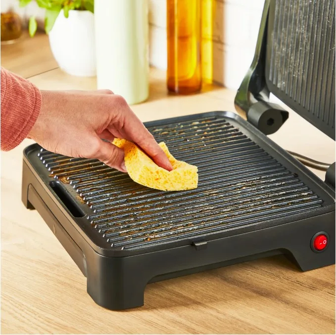 Електрогриль Tefal Нержавіюча сталь 290х260 мм Чорний