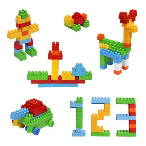 Конструктор Mini Blocks 150 елементів TIGRES розвиваючий іграшка для дітей пластикові блоки для творчості