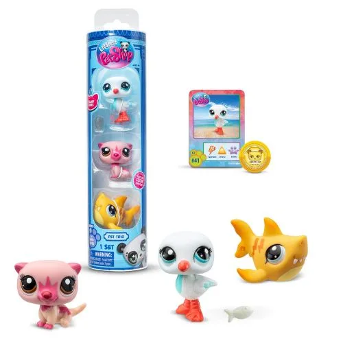 Игровой набор Littlest Pet Shop Настройка острова фигурки домашних животных для детей.