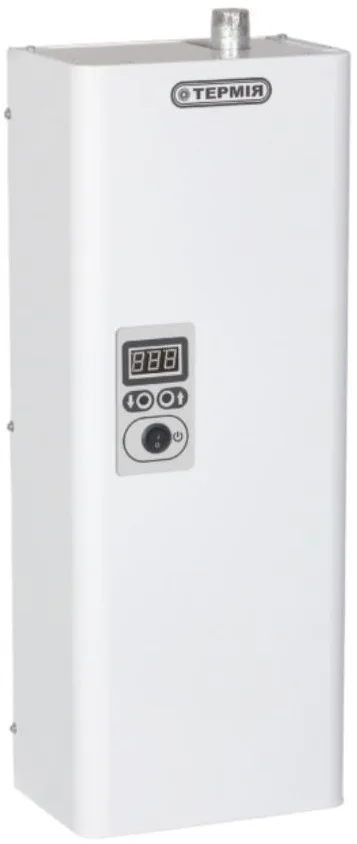 Електричний котел Термія 4.5 кВт, 220V/380V, з електронним управлінням, без вбудованого насоса.