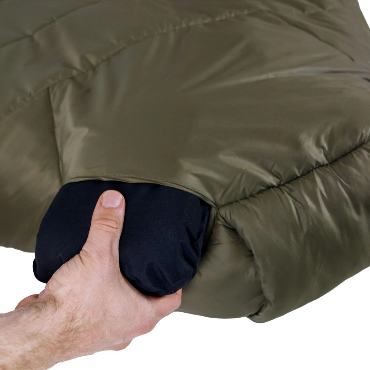Спальний мішок Wechsel Nylon 210T M Оливковий -5°C