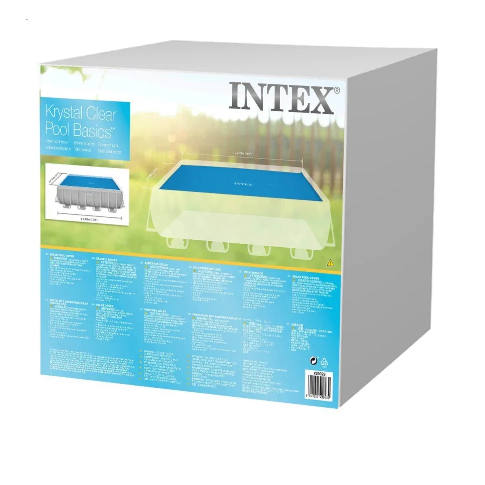Теплозберігаюче покриття Intex поліетилен 476х234 см синє