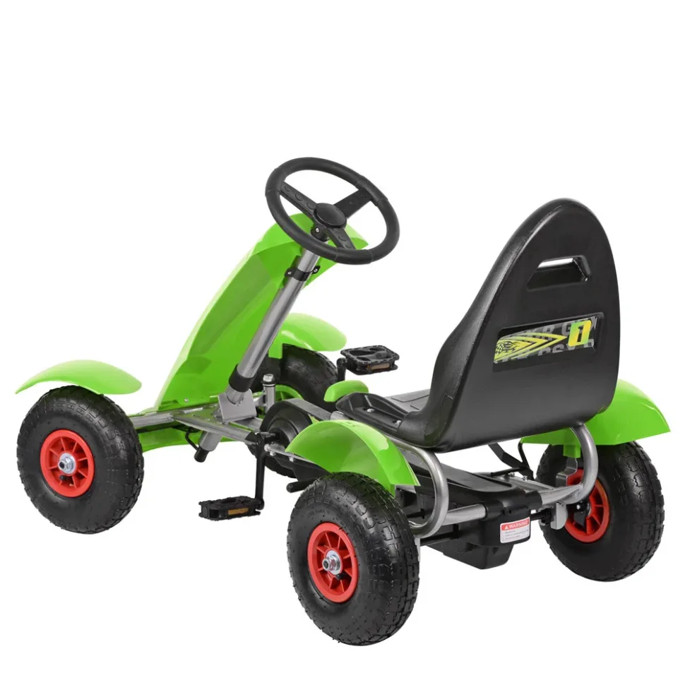 Велокарт дитячий Bambi Racer металевий 111х59х66 см коричневий