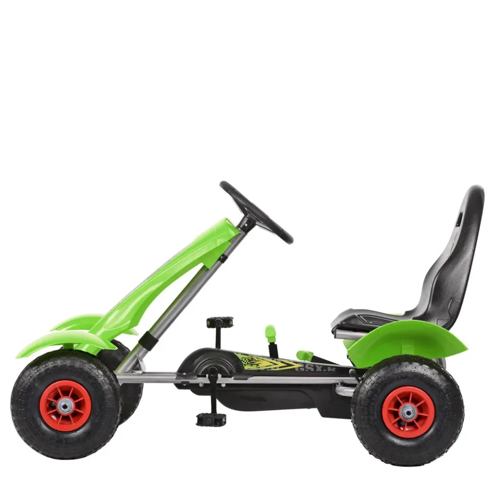 Велокарт дитячий Bambi Racer металевий 111х59х66 см коричневий