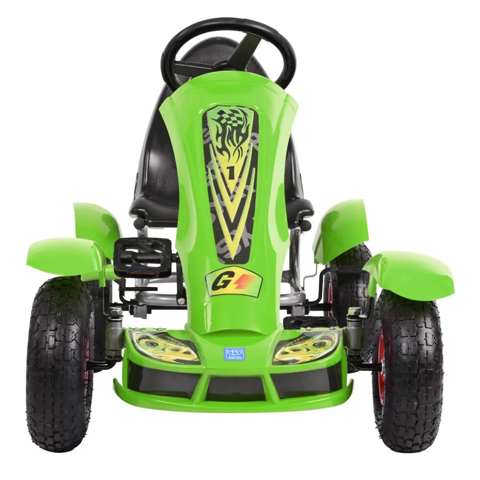 Велокарт дитячий Bambi Racer металевий 111х59х66 см коричневий