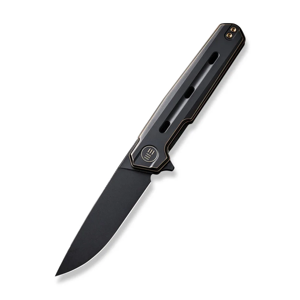 Складаний ніж Weknife сталь CPM 20CV 195 мм чорний титанове руків'я