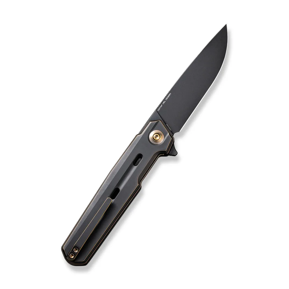 Складаний ніж Weknife сталь CPM 20CV 195 мм чорний титанове руків'я