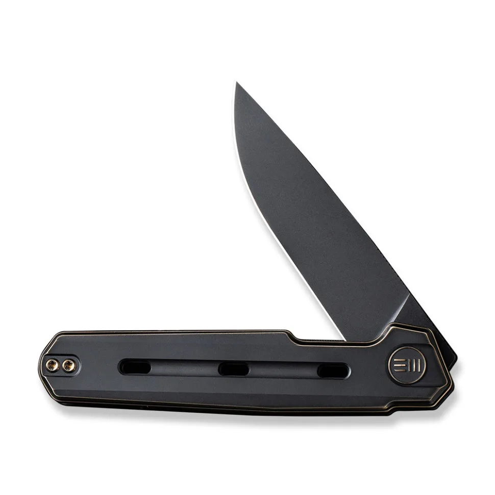 Складаний ніж Weknife сталь CPM 20CV 195 мм чорний титанове руків'я