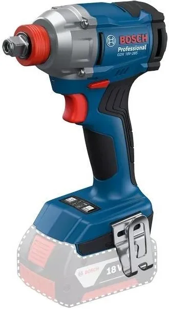 Акумуляторний ударний гайковерт Bosch Professional GDR 18V-215, 18В, 2x2А·год, 215Нм, 3800об/хв, для гвинтів M6-M16, з зарядним пр