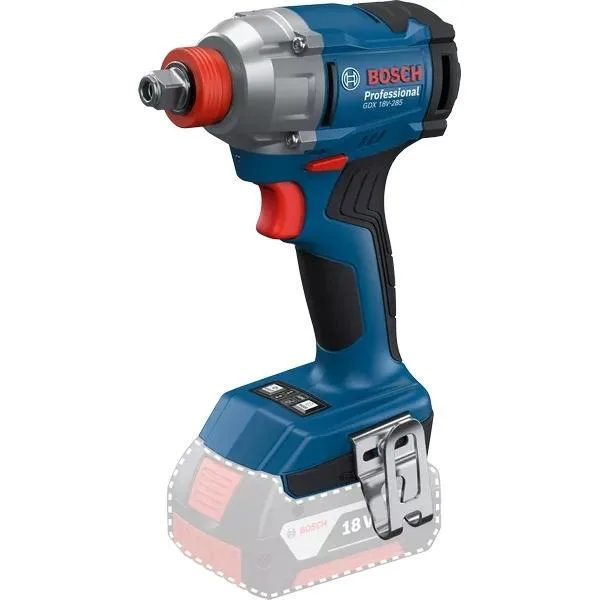 Аккумуляторный ударный гайковерт Bosch Professional GDR 18V-215, 18В, 2x2А·час, 215Нм, 3800об/мин, для винтов M6-M16, с зарядным устройством GAL