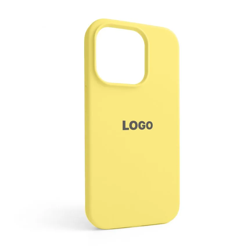 Чохол Silicone Case для Apple iPhone 14 Pro силіконовий жовтий