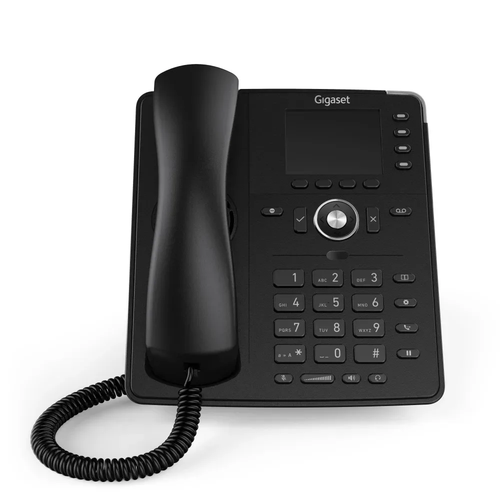 Телефон IP Gigaset Pro Compact P710, 2xGE LAN, PoE, 2.8" color TFT display, чорний