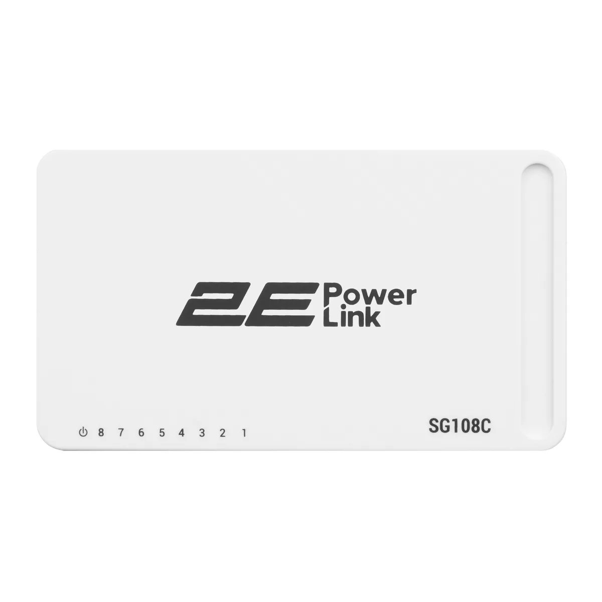 Комутатор 2E PowerLink SG108C, 8xGE, Некерований