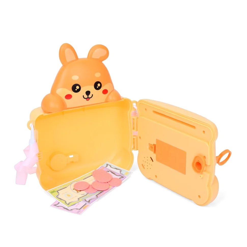 Копилка-сейф Bambi пластик 37,5х24,5х8,5 см разные цвета