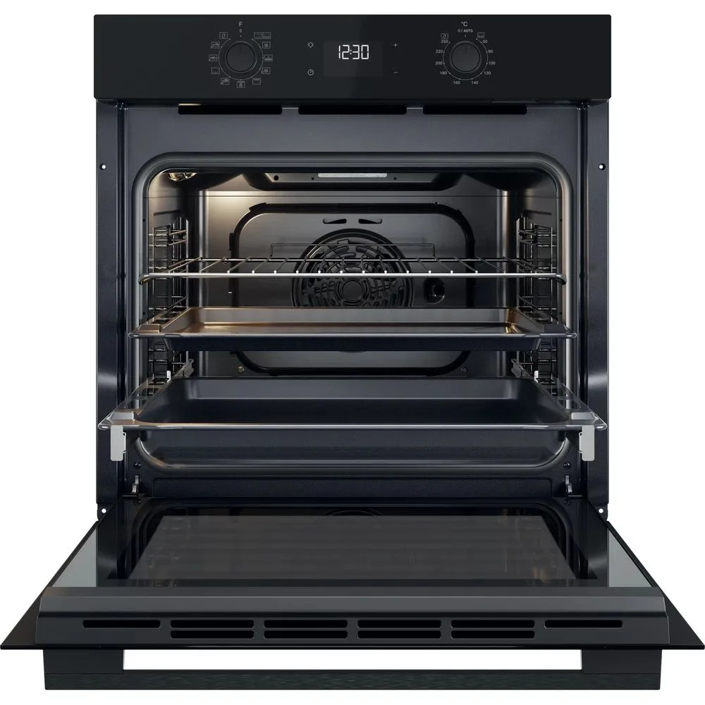 Духова шафа Whirlpool електрична 71л A+ конвекція гриль таймер чорна для приготування їжі кухонна техніка