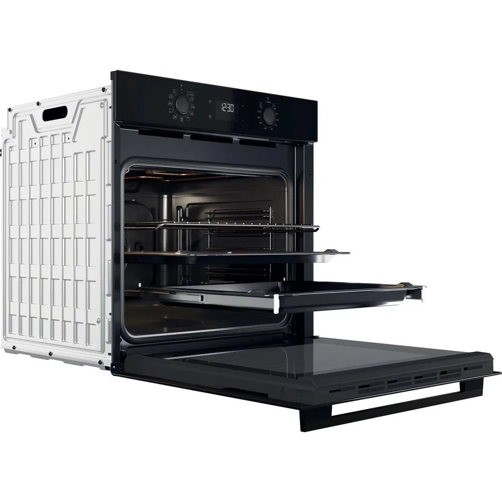 Духова шафа Whirlpool електрична 71л A+ конвекція гриль таймер чорна для приготування їжі кухонна техніка