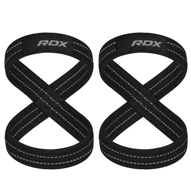 Силові ремені RDX Inc бавовняні сірі 8 фігурні 150 кг