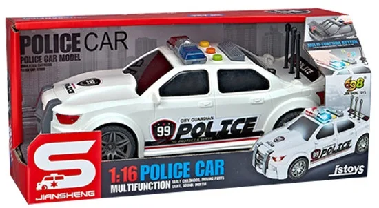 Поліцейська машина CARS S пластикова 24,5х10,5х9,5 см чорна
