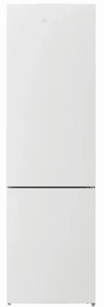 Холодильник Indesit з нижнім морозильником, розміри 202.5x60x67 см, об'єм холодильного відділу - 266 л, морозильного - 120 л, 2 дв