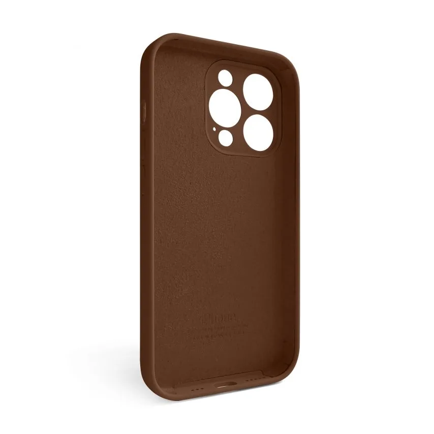 Чохол Silicone Case для Apple iPhone 15 Pro силіконовий коричневий