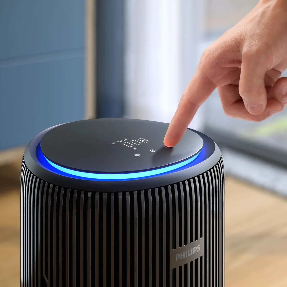 Очисник повітря Philips 2 в 1 PureProtect Water Series 3400, для площі до 78 м2, продуктивність 300 м3/год, з технологією Nano, фі