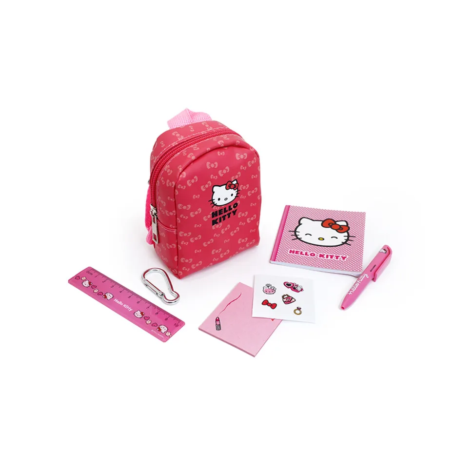 Колекційна сумка-сюрприз Hello Kitty Пластик 5 предметів Рожева #sbabam
