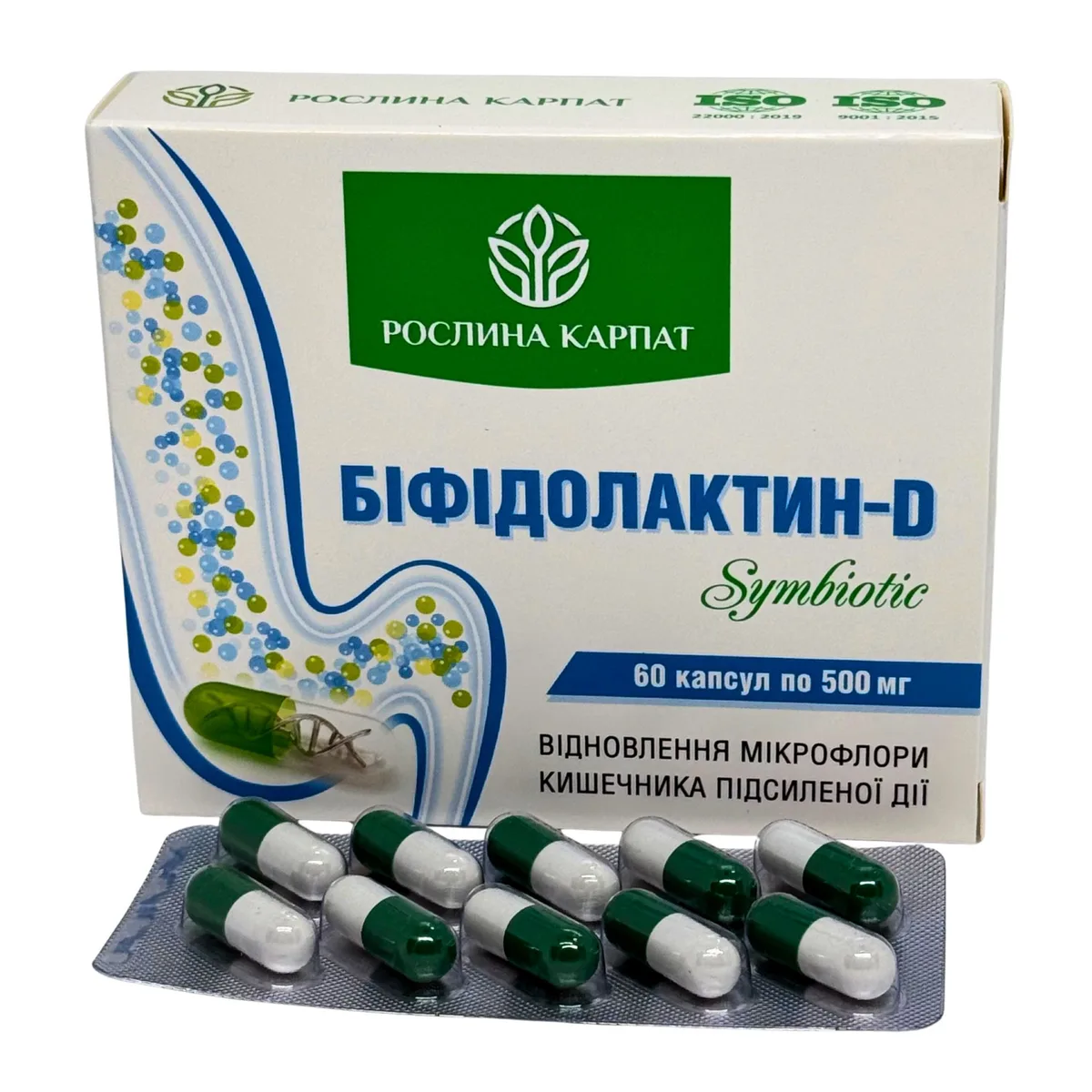 Бифидолактин D SYMBIOTIC – баланс микрофлоры и здоровье кишечника Рослина Карпат