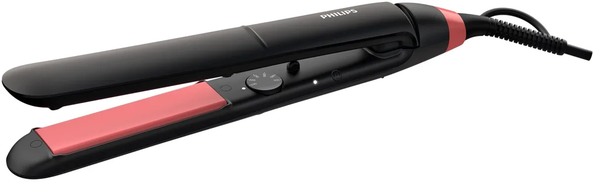 Випрямляч Philips Series 3000, 6 температурних режимів, 160-230°C, керамічне покриття, чорний.