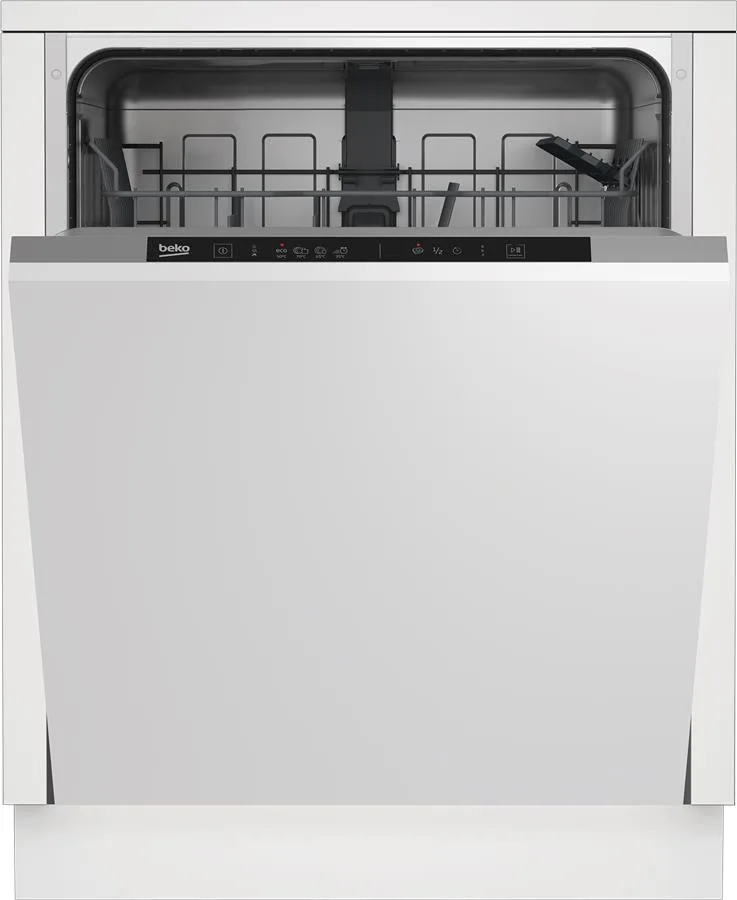 Вбудована посудомийна машина Beko, 13 комплектів, клас енергоспоживання A++, 60 см, біла.