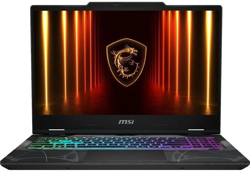 Ноутбук MSI ігровий чорний 15.6" IPS Intel i7 16GB SSD 1TB NVIDIA RTX 5050