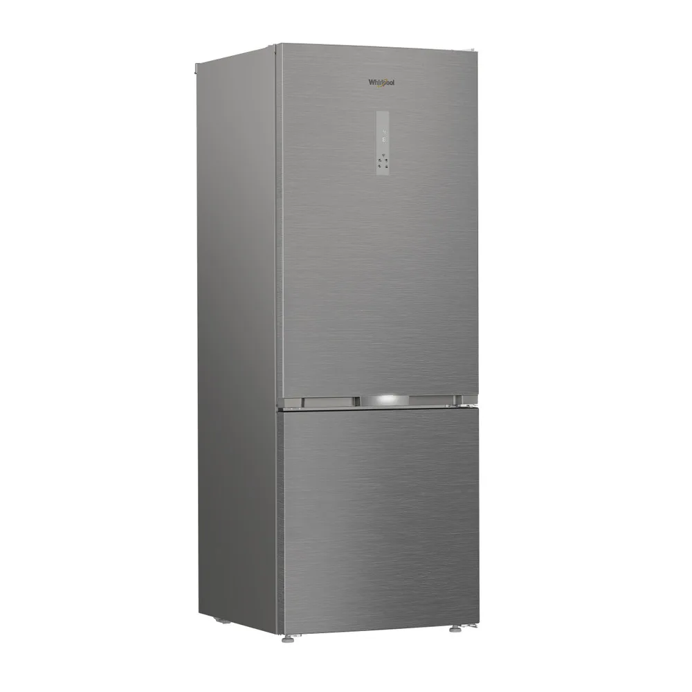 Холодильник Whirlpool з нижньою морозильною камерою 490 л Dual No Frost для дому та офісу холодильна камера 340 л