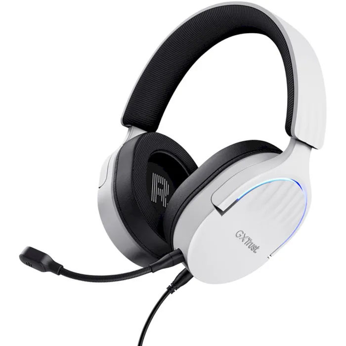 Игровая гарнитура Trust GXT 490 FAYZO, 7.1, USB-A, 2м, белая
